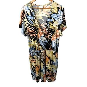 NWT 143 STORY BY LINE UP Drop Shoulder Romper w/Elastic Waist Sizes 1XL-3XL